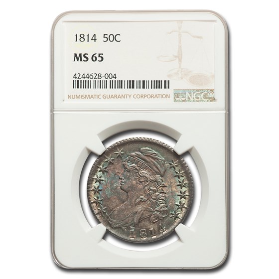 1814 Capped Bust Half Dollar MS-65 NGC 1814 Capped Bust Half Dollar MS-65 NGC